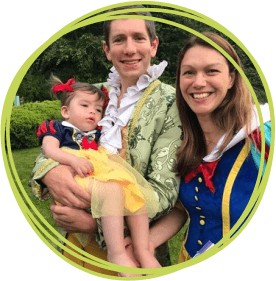 Parents with their child